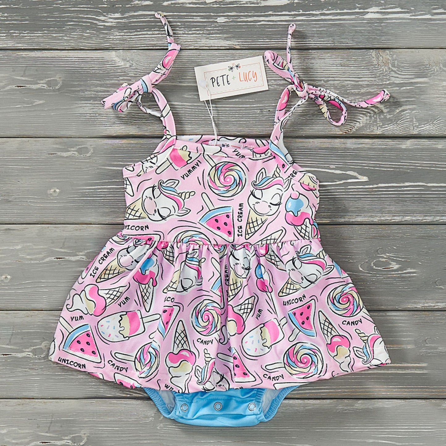 Summer Scoops Infant Romper