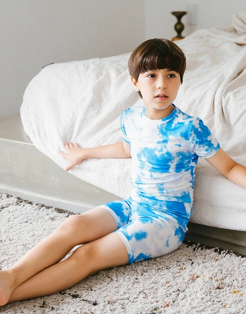 Blue Tie Dye Pajamas