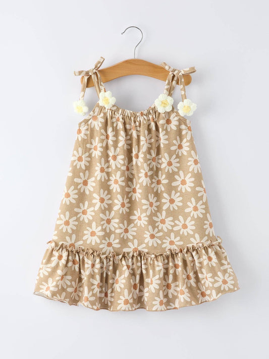 Daisy Spaghetti Strap Dress