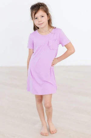 Lilac T-Shirt Dress