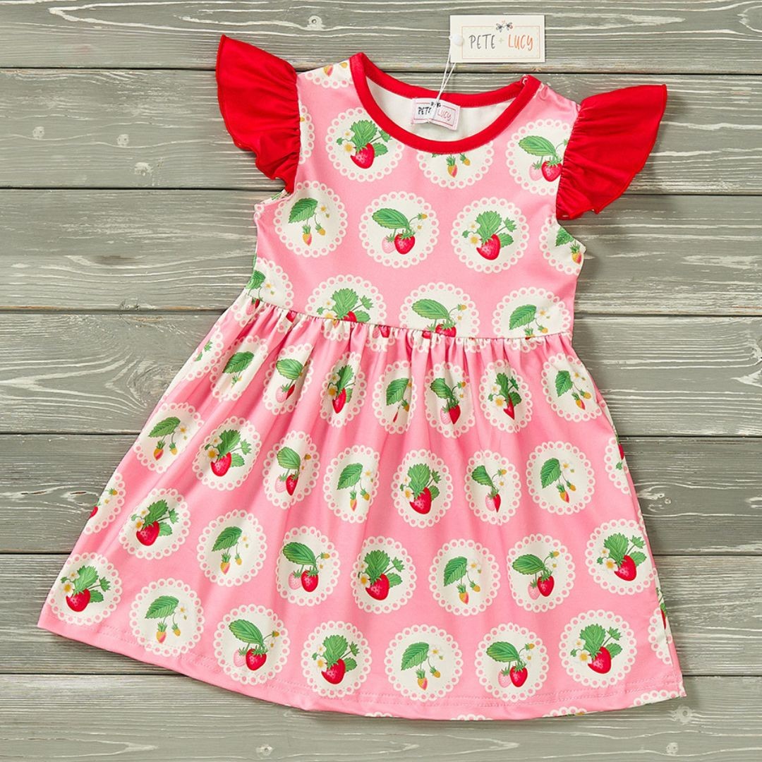 Summer Strawberries Dress