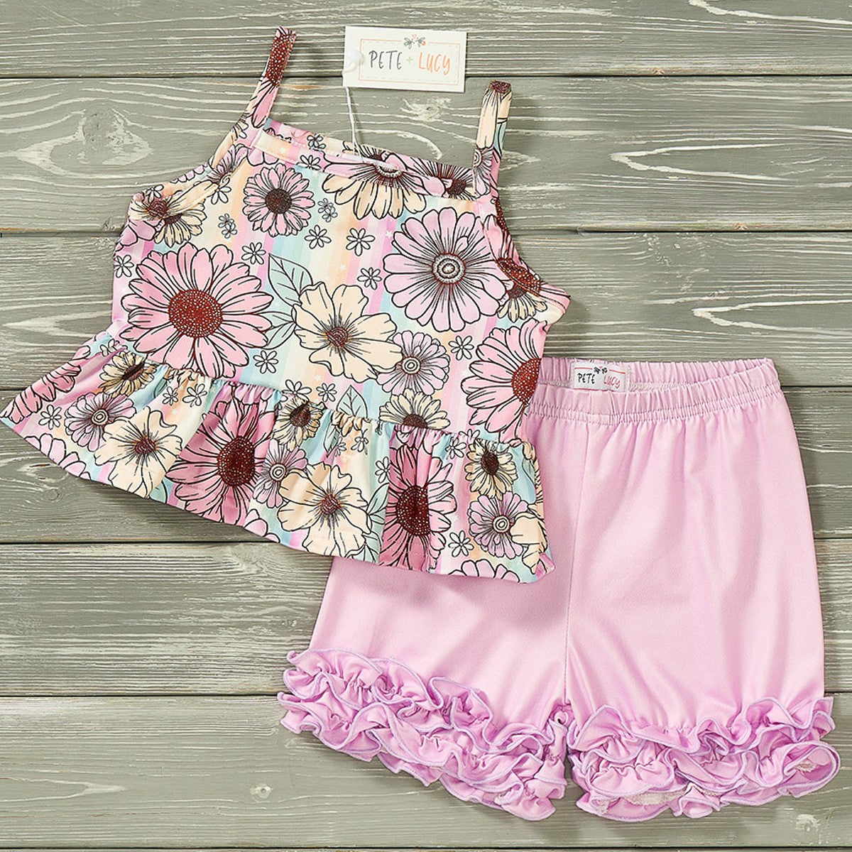 Summer Floral Short Set